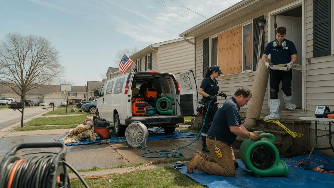 Water Damage Restoration in Kensington, KS near me